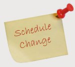 schedule change